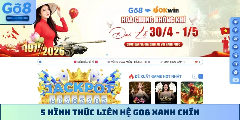 5 hình thức liên hệ GO8 xanh chín