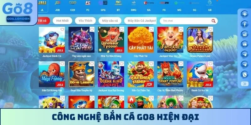 Công nghệ bắn cá GO8 hiện đại