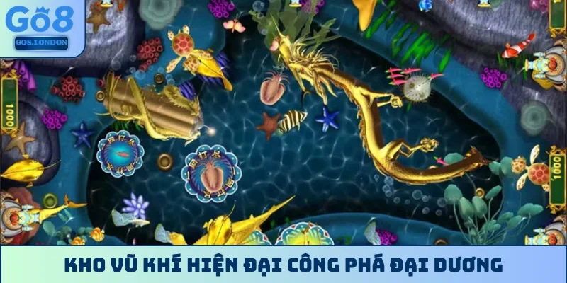 Kho vũ khí hiện đại công phá đại dương