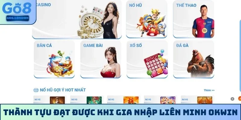 Thành tựu đạt được khi gia nhập liên minh OKWIN