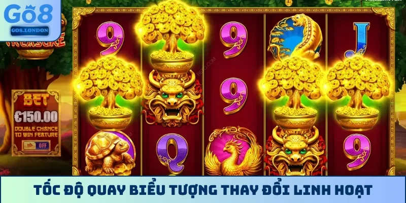 Tốc độ quay biểu tượng thay đổi linh hoạt
